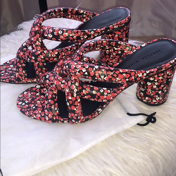 HP🎉 Rebecca Minkoff Amandine Floral Heel Mules - Picture 3 of 10